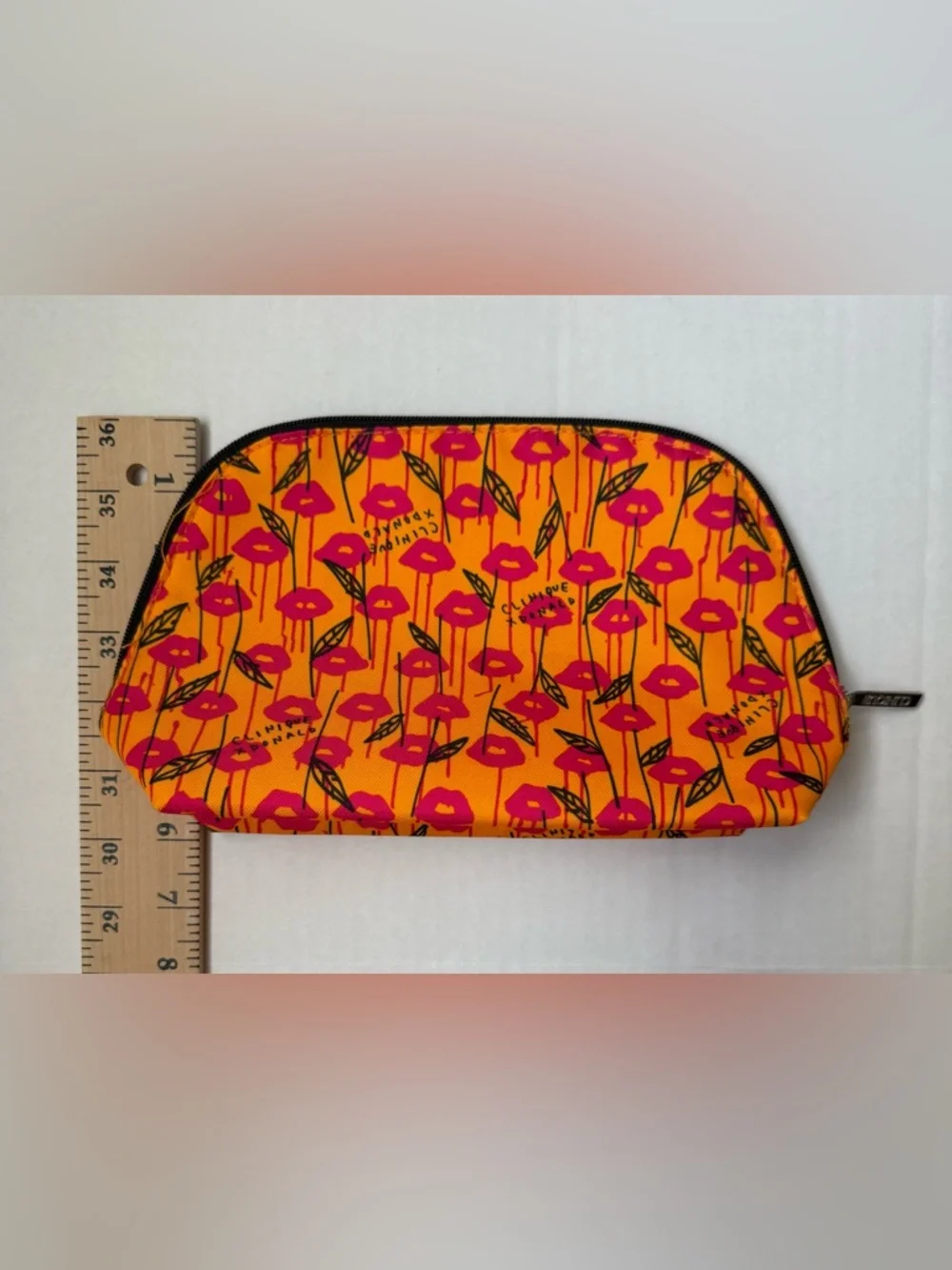 Clinique X Donald Robertson Collaboration Cosmetic Makeup Bag